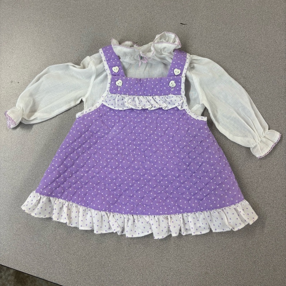 90s vintage little girls dress